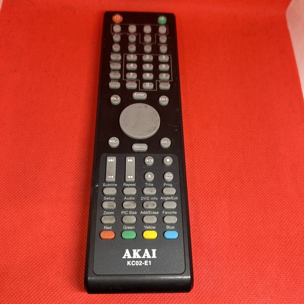 OEM Akai KC02-E1 Remote Control LCT32Z5TA LCT26Z4AD LCT37Z4AD LCT42Z5TA WORKS